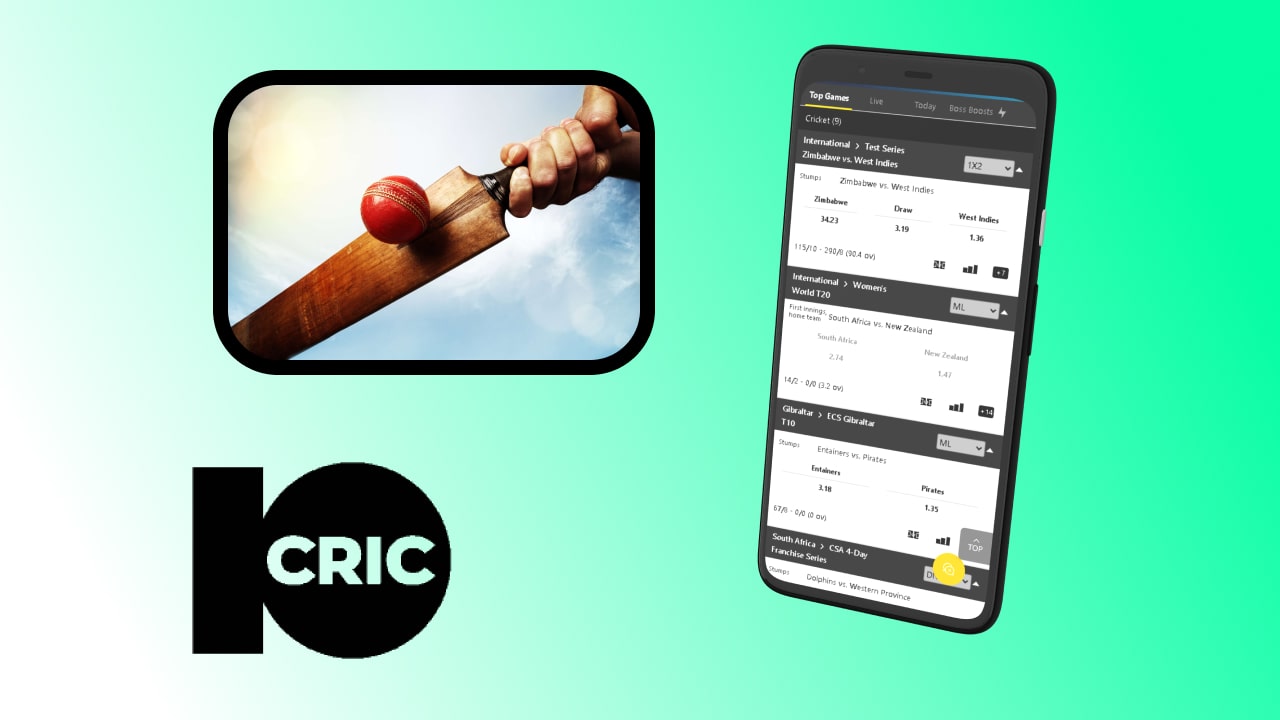 cricket betting at 10cric app