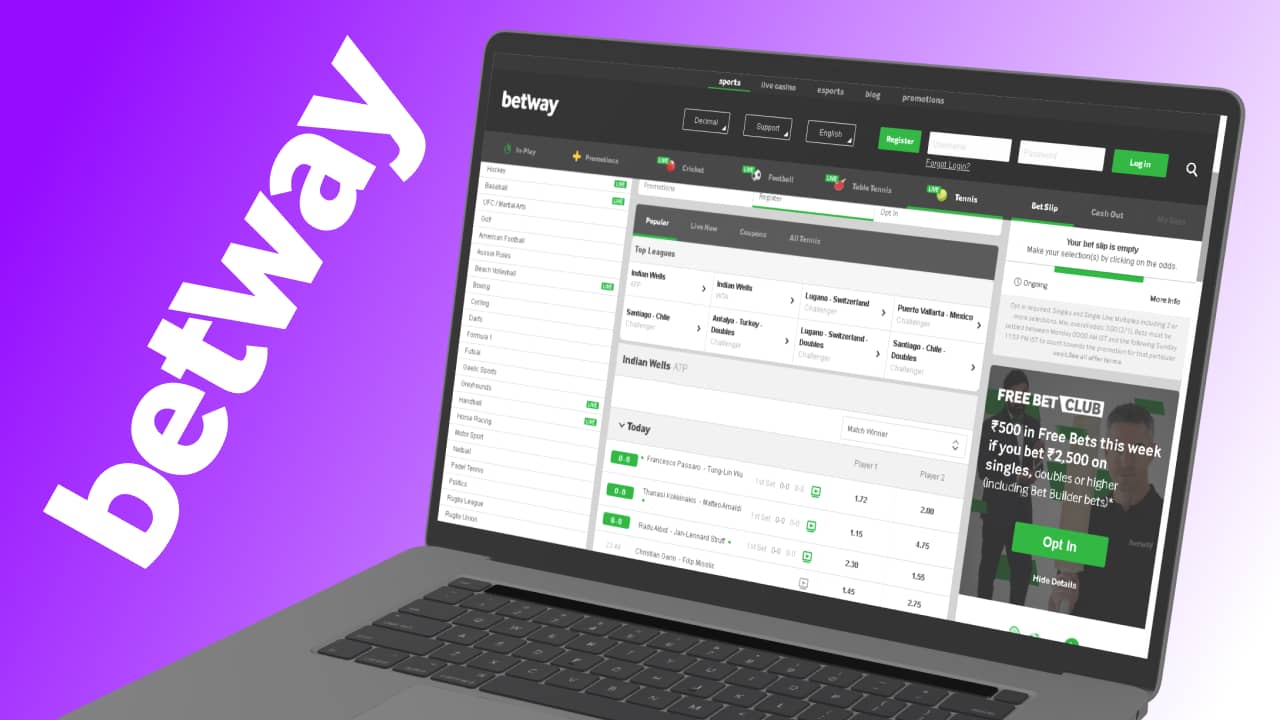 online sports betting odds at Betway