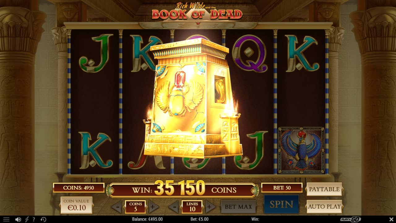 Book of Dead online slot machine