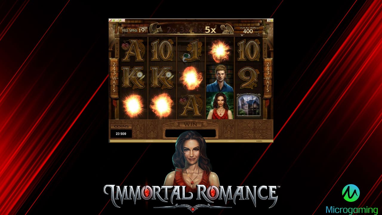 Immortal Romance slot symbols