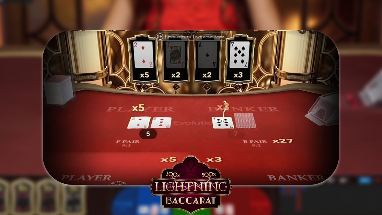 lightning baccarat cards